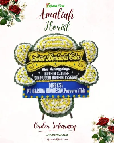 Papan Bunga Duka di Canden