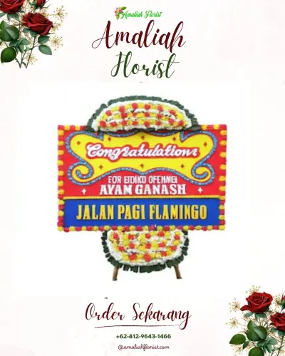 Bunga Papan Congratulation di Canden
